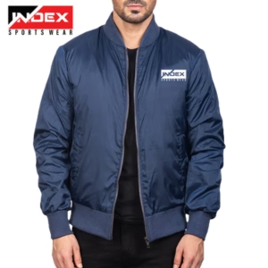 INDEX SPORTSWEAR Navy Blue Bomber Jacket Stylish